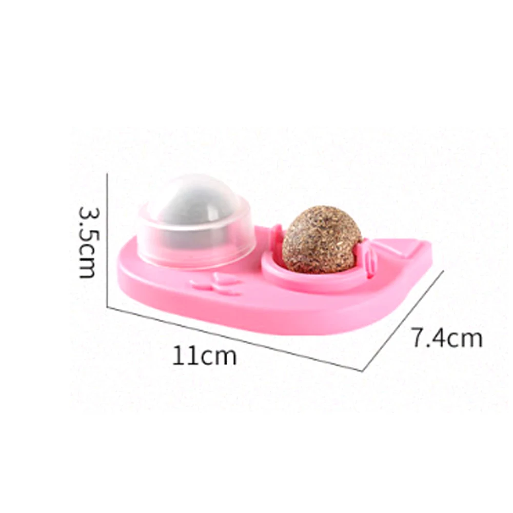 Вращающийся кошачий мячик Silvervine Like Ball, настенное крепление для чистки зубов, игрушки для домашних животных