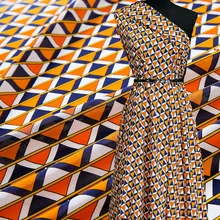 Шелк крепдешин печать ткань 14 мм 140 шириной 100 шелк тутового шелкопряда рубашка платье шелковая ткань