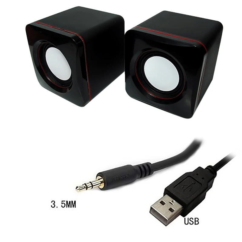 Мини USB 2 0 Колонка Gosear портативный Настольный аудио музыкальный плеер стерео для