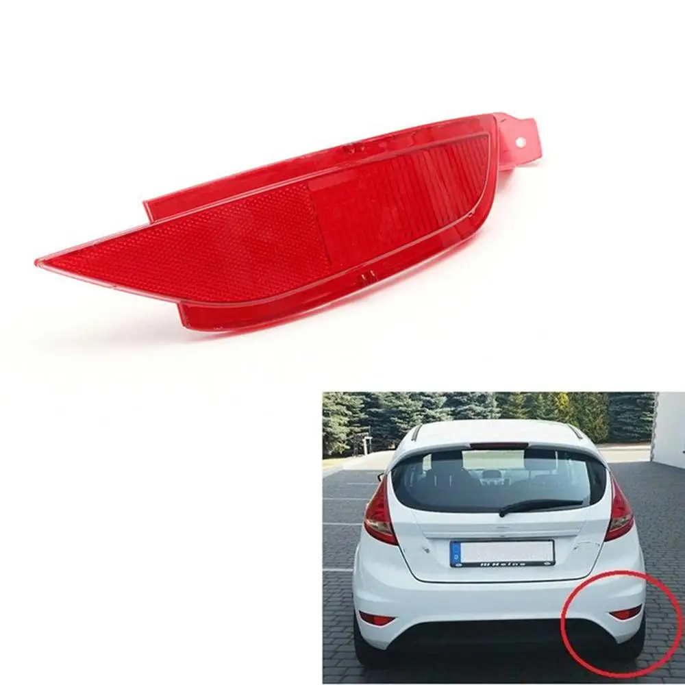 Для Ford Fiesta Mk7 2008- задний бампер отражатель задний хвост Реверсивные огни отражатель левый