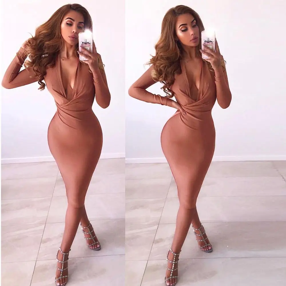 Осенне-зимнее Новое Элегантное Клубное женское сексуальное платье большого