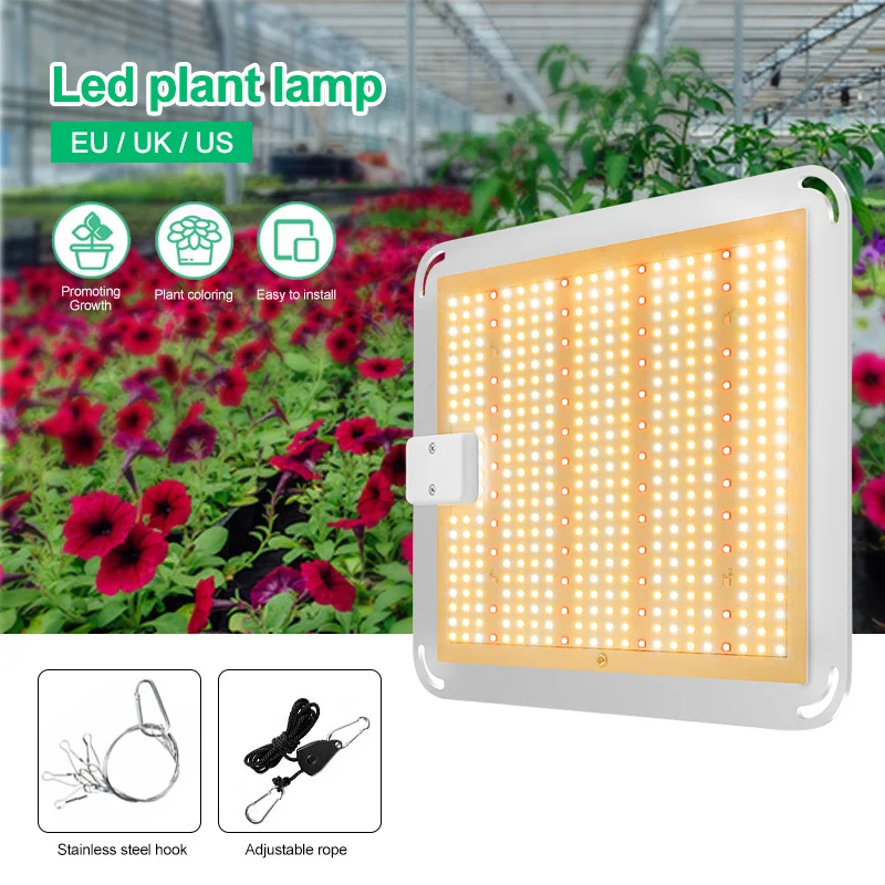 

LED Plant Grow Light Lamp Sunlike Full Spectrum Veg Flower Indoor Plant No Noise Waterproof Planting Supplementary Growth Light