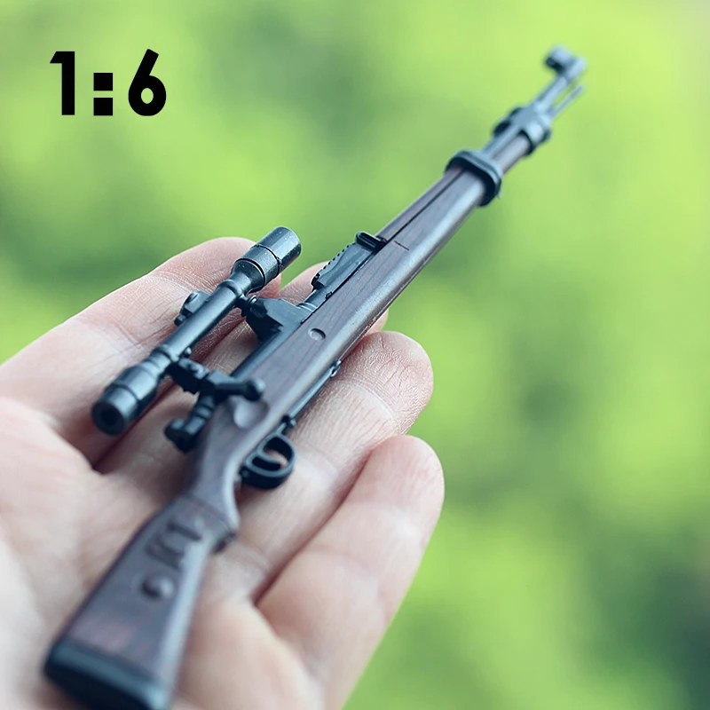 1:6 пистолет модель пластик собрать оружие солдата для 1" фигурка 98 к G43 винтовка тип 38 крышка M200 снайперская винтовка игрушка для ролевых игр орнамент - Цвет: KAR 98K
