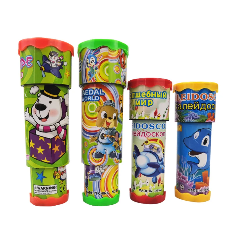 Монтессори вращающейся калейдоскоп творческие с рисунком мультяшных животных