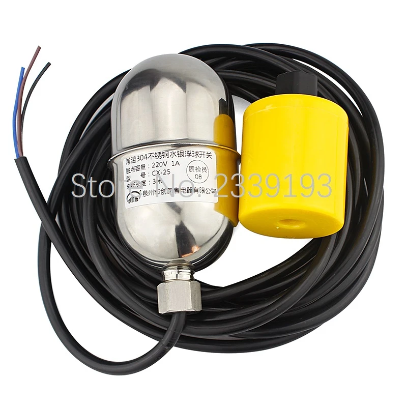 304/316 Stainless Steel Float High Temperature Anticorrosion Mercury