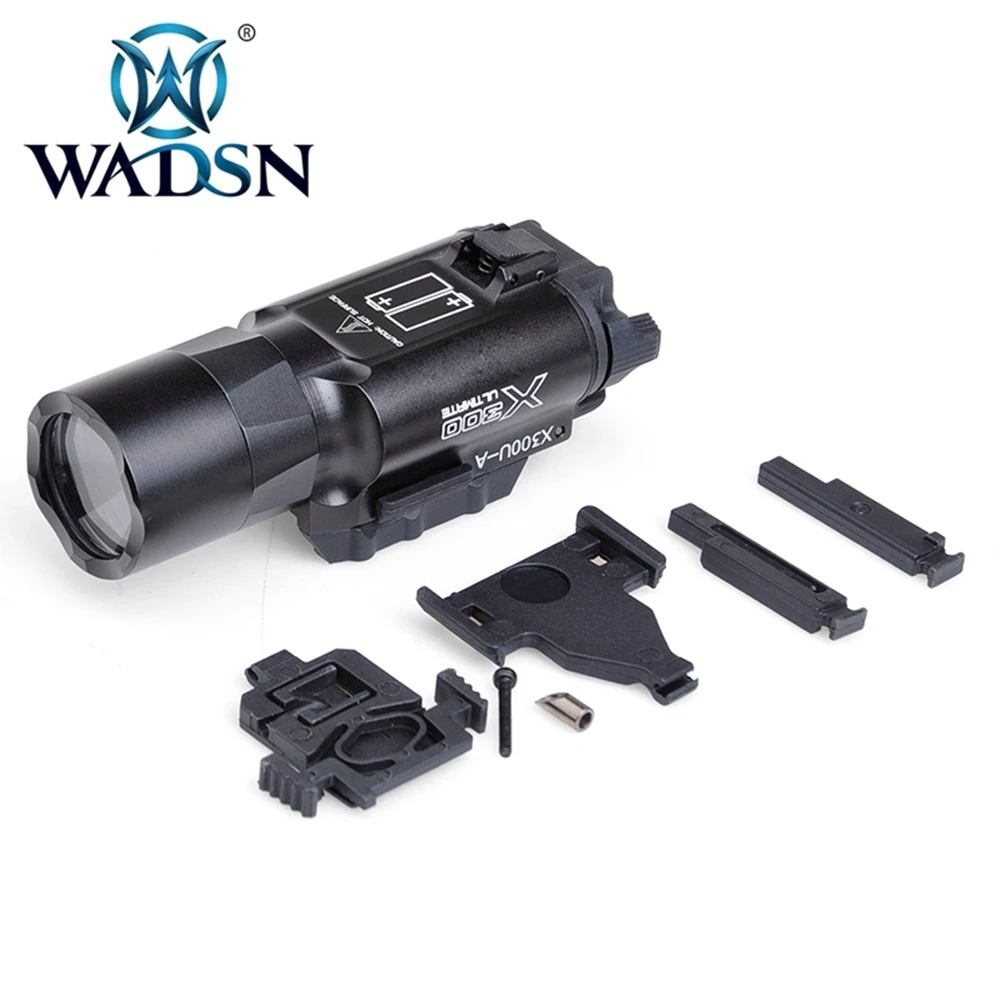 

WADSN Tactical Flashlight X300 Ultra Scout Light 510 Lumens Airsoft Torches 20mm Rail Rifle Pistol Lanterna NE1008 Weapon Lights