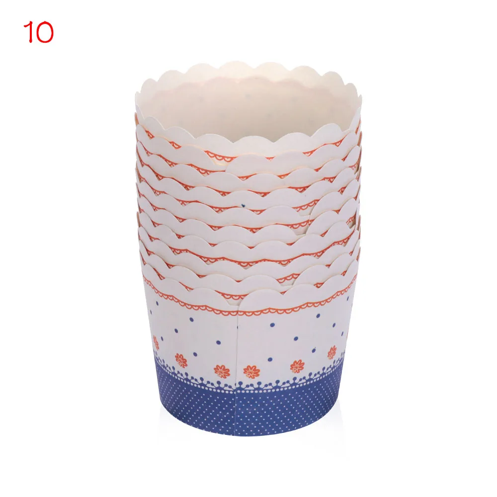50PCS Multi Colored Cake Paper Cups Wrappers Liner Muffin Cases Baking Cup Wedding Party Supplies Home Kitchen Pastry Tools - Цвет: 10