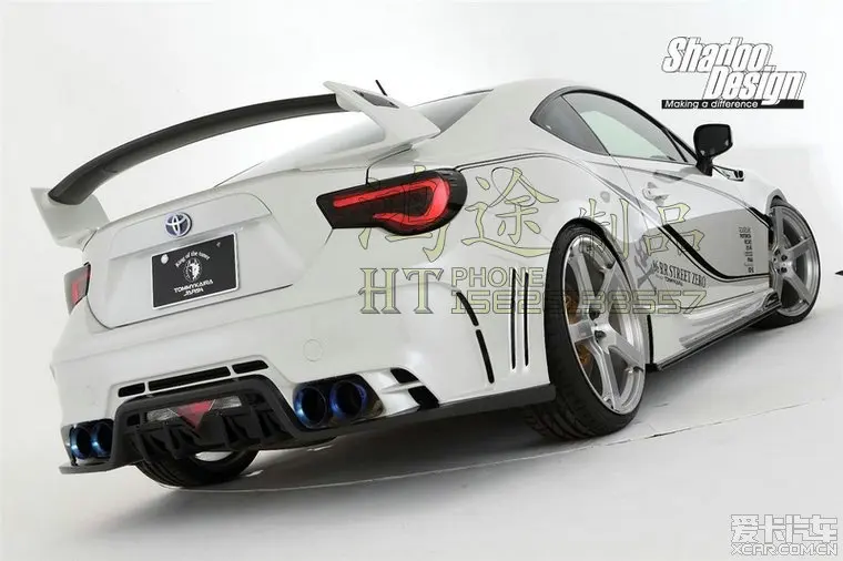 Подходит для TOYOTA GT86 Subaru BRZ модифицированный Карбон волокно заднего крыла спойлер крыло