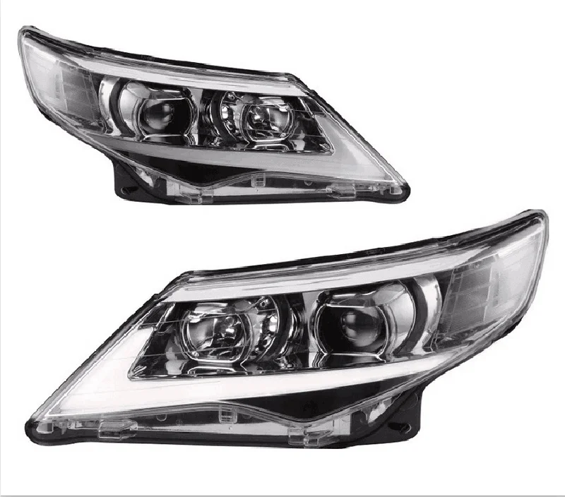 Модификация автомобиля автомобильные аксессуары RH+ LH светодиодный DRL Передняя Фара передняя фара в сборе подходит для Toyota Camry 2012