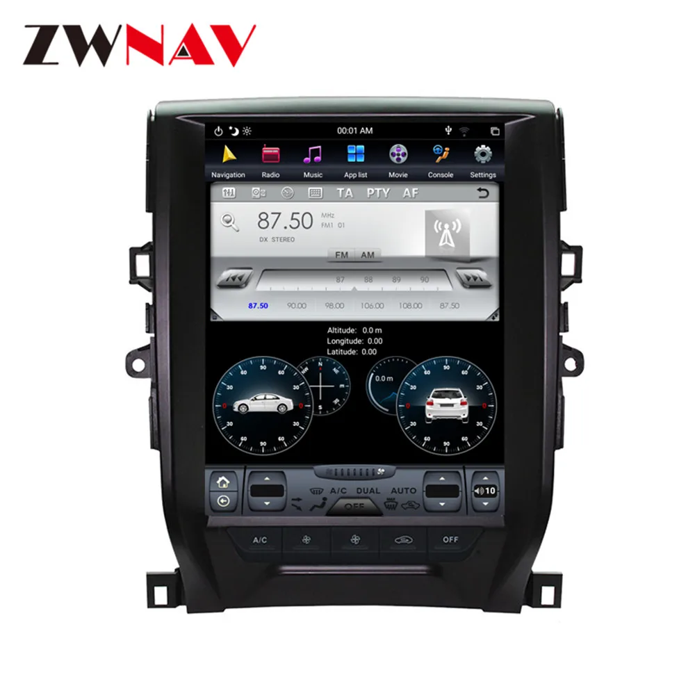 Best Vertical screen Tesla Style Android 9.0 Car multimedia GPS Player For Toyota Reiz X 2010-2016 Audio radio tape recorder headunit 11