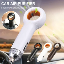 

Portable Car Air Purifier Mini Air Freshener Negative Ion Car Lighter Air Filter Ionizer for Odor Smoke Car Interior Accessories