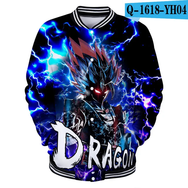 Куртка с 3d принтом Dragon Ball DBZ для мужчин и женщин, для мальчиков, harajuku Goku, толстовки с капюшоном, толстовка Ainme, куртки с длинными рукавами, одежда - Цвет: 3d-2513