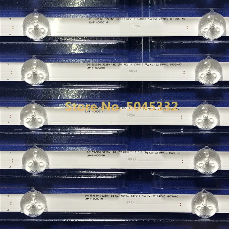 1215 мм светодиодный Подсветка полосы 14 лампы для SAMSUNG ЖК-дисплей ТВ UA60F6088AJ 2013SVS60 3228N1 B2 L07 REV1.5 LM41-00001L LM41-00001M