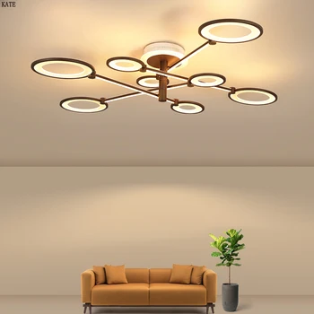 

Modern LED chandelier lighting for living room bedroom dining room study room remote ceiling chandelier lighting decoration