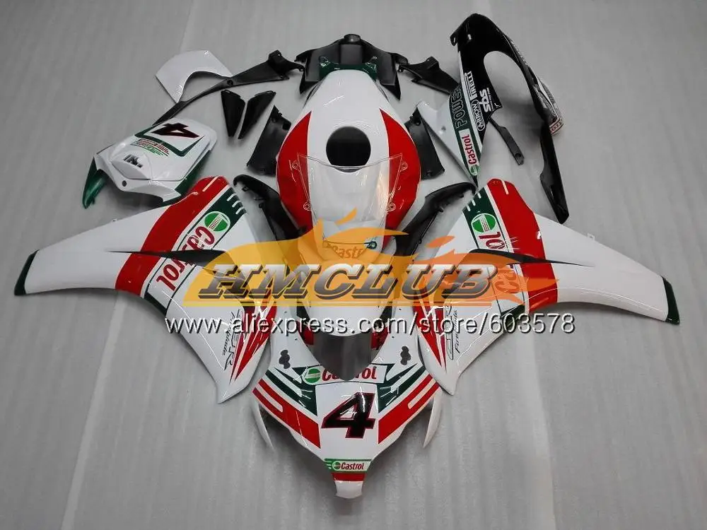No. 12 Injection For HONDA CBR1000 RR CBR 1000 RR 2008 2009 2010 2011 79CL.69 Repsol red CBR 1000RR CBR1000RR 08 09 10 11 OEM Fairing - Цвет: No. 12