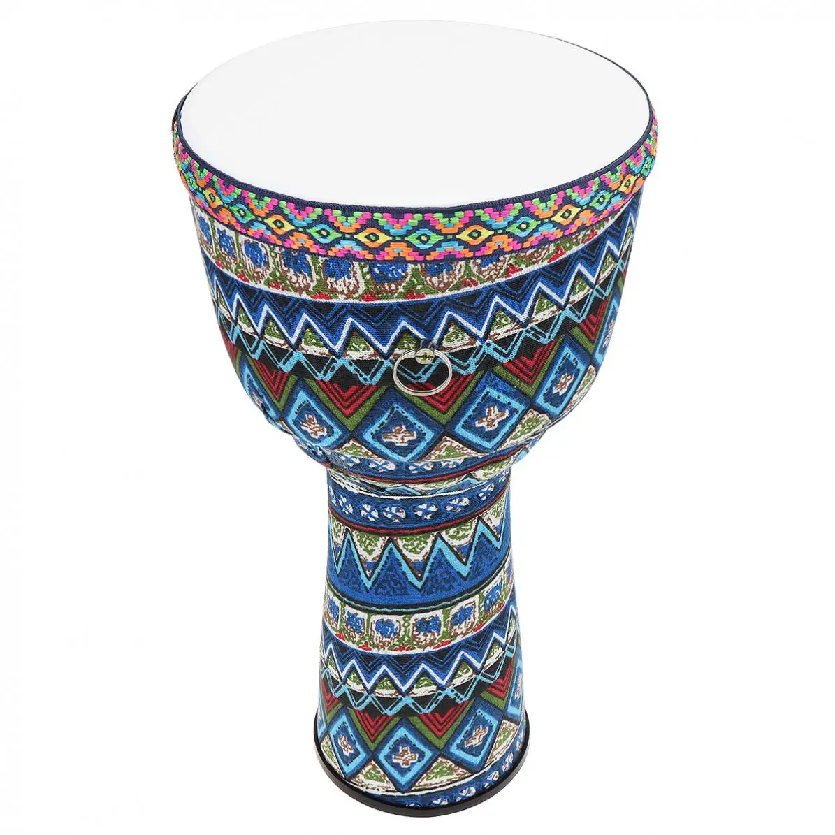 8 дюймов ПВХ Африканский Djembe барабан красочные ткани искусства ABS баррель кожи детей ручной барабан