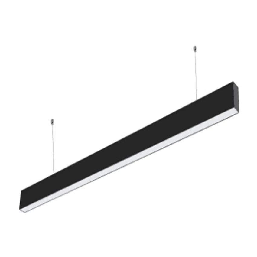 Free Shipping 0-10V dimmable silver aluminum suspended linkable led linear lighting 1.2m 30w 1.5m 40w 3000K 4000K 6000K | Лампы и
