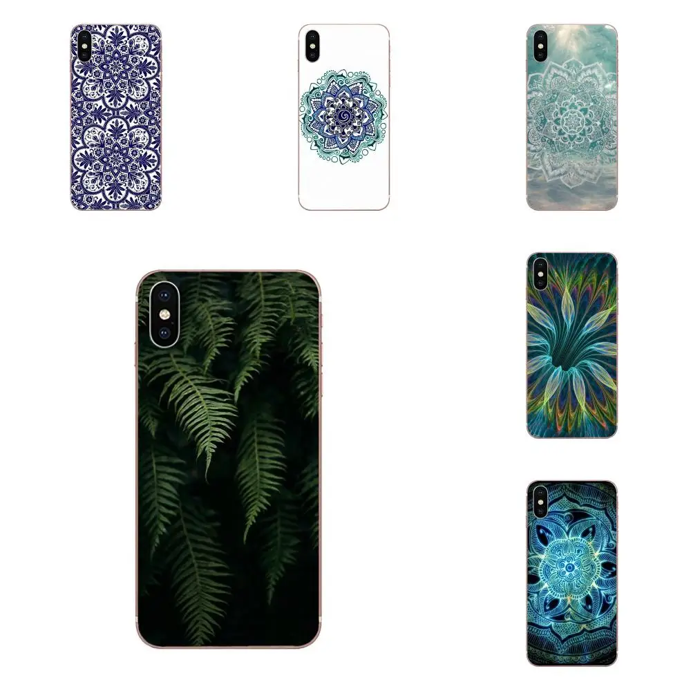 Green Mandala Flower For LG G2 G3 G4 G5 G6 G7 K4 K7 K8 K10 K12 K40 Mini Plus Stylus ThinQ 2016 2017 2018 Soft Cell Phone Shell | Мобильные