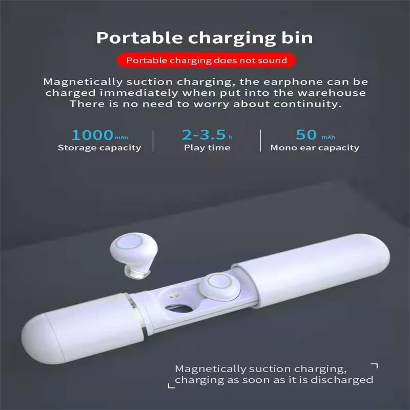 TWS S10 Bluetooth 5,0 беспроводные наушники отпечатков пальцев Сенсорный шум отмена Водонепроницаемая гарнитура без потерь музыка с зарядная батарея