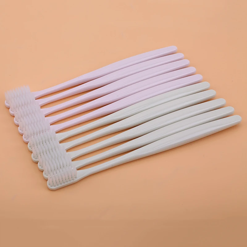 10pcs a set Keep Clean обучающая зубная щетка es детская углеродная зубная щетка изготовление зубных принадлежностей 10 шт./компл. Высококачественная детская зубная щетка - Цвет: 10pcs a set
