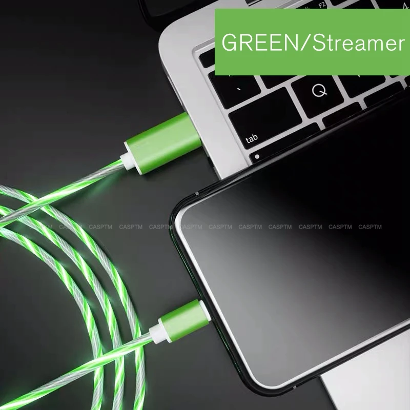 Светящийся кабель для iPhone 11 зарядное устройство Micro usb type C IOS Электрический провод мобильный кабель для зарядки телефона кабель со светодиодной подсветкой для iPhone