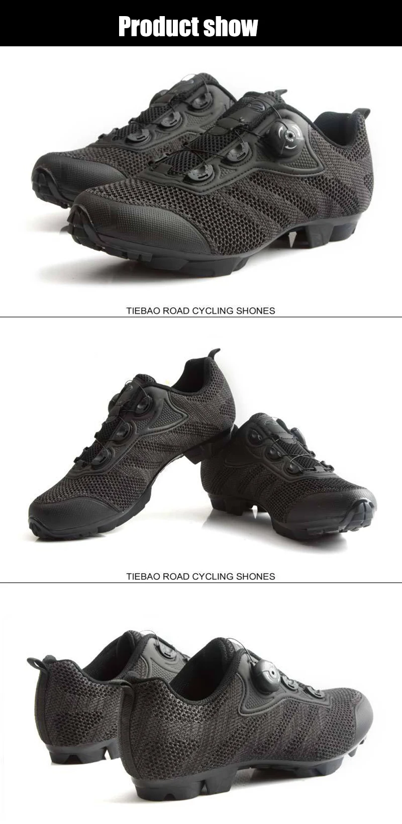 Tiebao Cycling Shoes Sapatilha Ciclismo Mtb  Men sneakers Lightweight Self-locking bicicleta chaussure vtt Mountain Bike Shoes