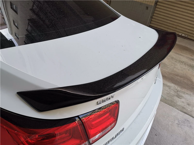 Для настоящего углеродного волокна/FRP malibu автомобильный спойлер 2012- Chevrolet malibu багажник спойлер задние аксессуары-плавники RR стиль автомобиля крыло