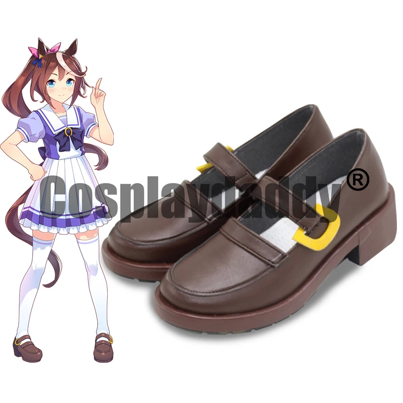 Uma Musume Pretty Derby Settimana Speciale Silenzio Suzuki Tokyo Teio Nave D'Oro Mejiro Mcqueen Tracen Academy Scarpe Cosplay X002
