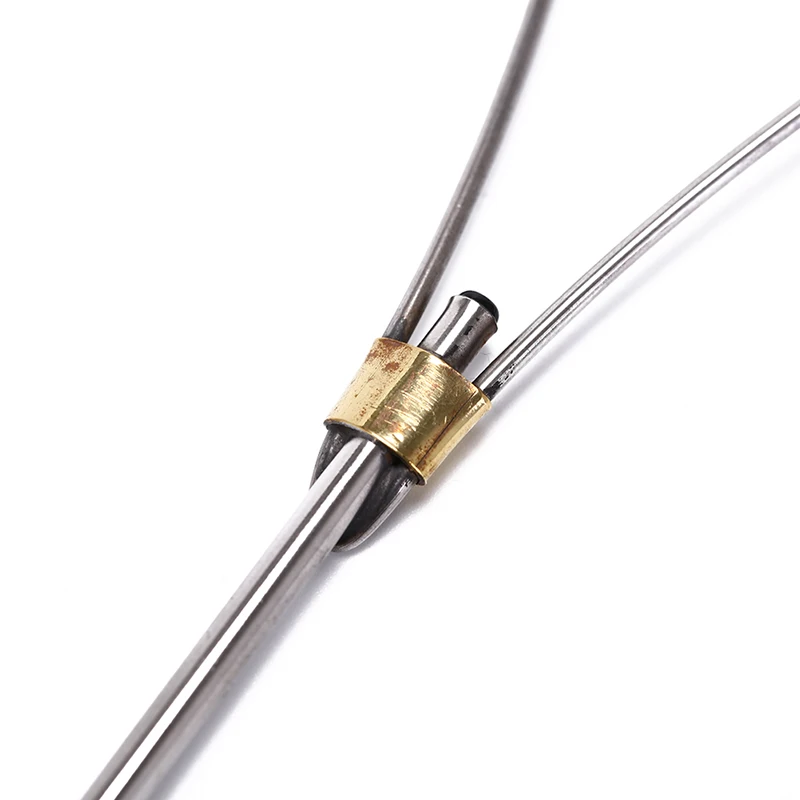 1pc Ceramic Tube Tip Protecting Lines Efficient Fly Fishing Tying Tools Brass Cone Head Thread Floss Spool Bobbin Holder