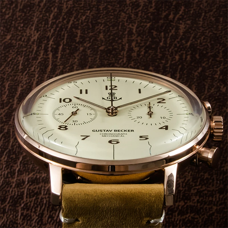 Мужские механические часы в стиле ретро SEAGULLST1901 Move men t 3ATM минеральное стекло нержавеющая сталь хронограф наручные часы для мужчин
