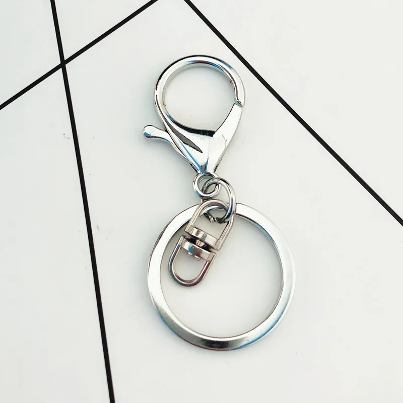 High Quality Keychains Open Key Ring Popular Plated Lobster Clasp Key Hook Chain Jewelry Findings Making Keychain Accessories High Quality Keychains Open Key Ring Popular Plated Lobster Clasp Key Hook Chain Jewelry Findings Making Keychain Accessories