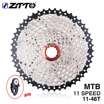

ZTTO MTB Mountain Bike Bicycle Parts 11speed 11v 11s Freewheel Cassette 11-46T Compatible for parts M9000 XT SLX R gx x1 xo