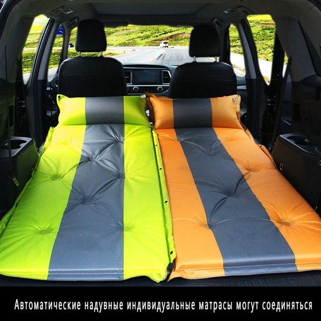 Colchón de aire inflable automático multifunción, colchón de aire especial  para SUV, cama de coche para adultos, cama de viaje para coche - AliExpress