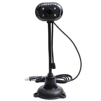 

1 Pc Computer Webcam with Microphone USB 2.0 Durable Professional Wed Camera Digital Camera for Desktop Computer