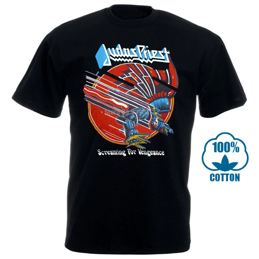 

Print 3D Men T Shirt Sleeve Judas Priest Screaming For Vengeance Metal Rock Band Retro Vtg Retro T Shirt M 011111