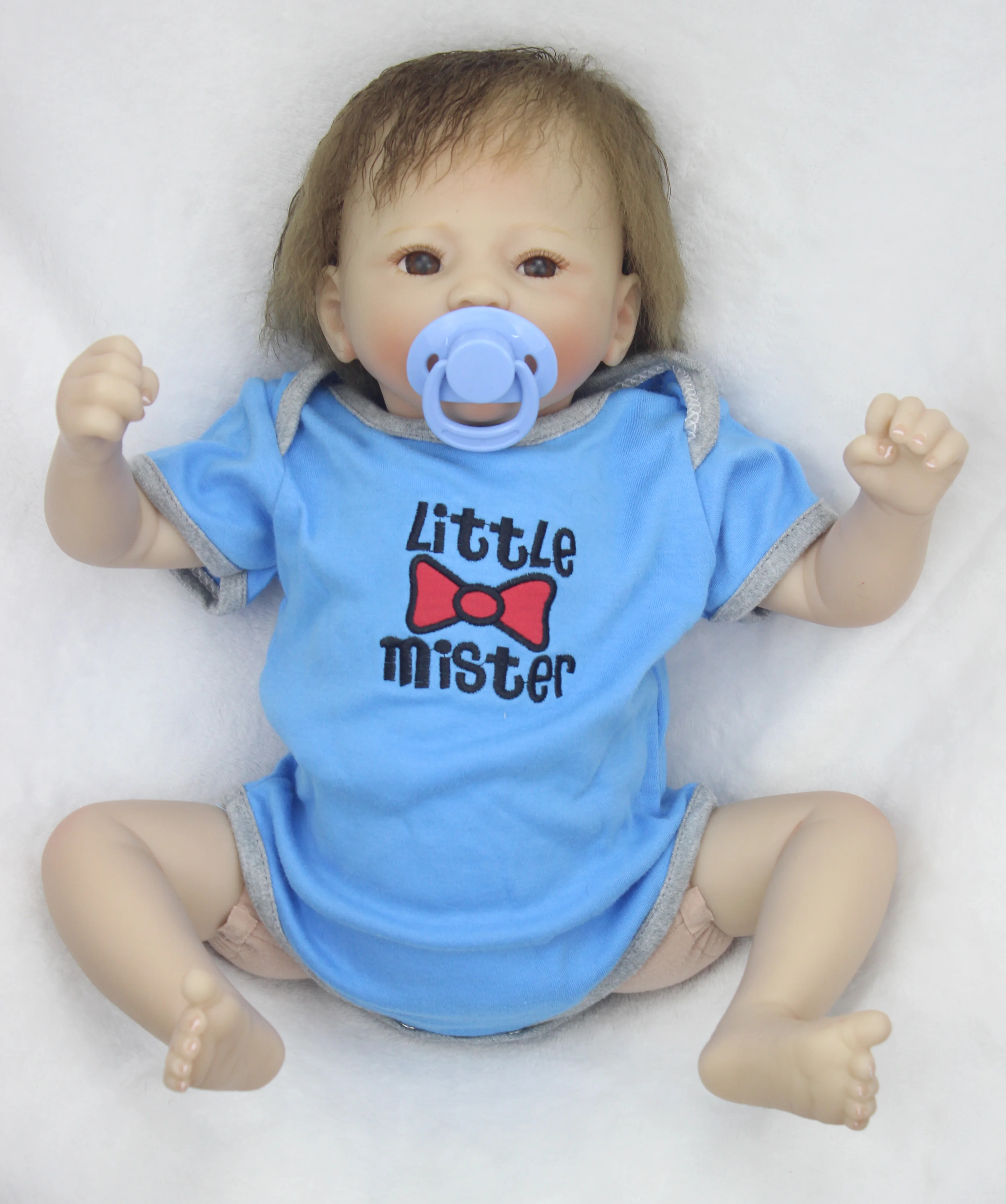 OtardDolls Baby Reborn Doll 18 дюймов силиконовые виниловые Bebe Reborn Dolls реалистичные куклы для маленьких мальчиков, игрушки в подарок