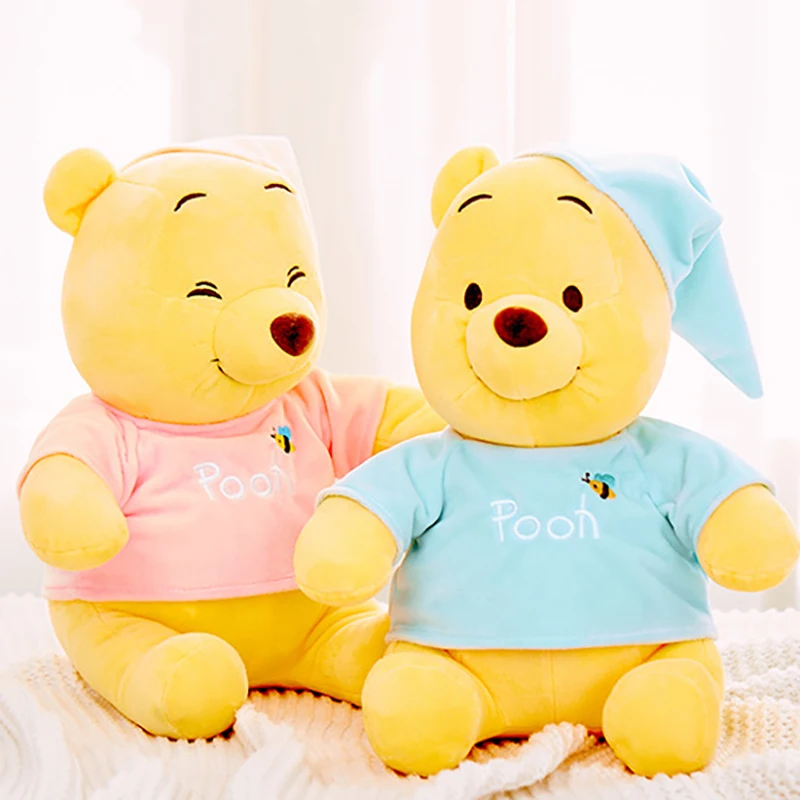 

Winnie the Pooh plush dolls baby disney plush pajamas Ver. kids appease toys 12" cartoon Christmas gift TAJ002