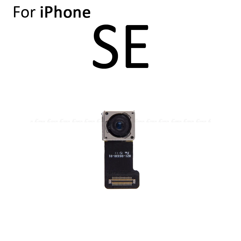 Новая задняя крышка для объектива Камера гибкий кабель, запчасти для ремонта для iPhone 4 4S 5 5S 5C SE 6S 6 Plus 7 главных Камера модуль - Цвет: For iPhone SE