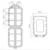 12 Сетки Pill Box Путешествия Удобная Медицина Таблетки Диспенсер Pill Organizer Tablet Pillbox Case Container Drug Divider Splitters