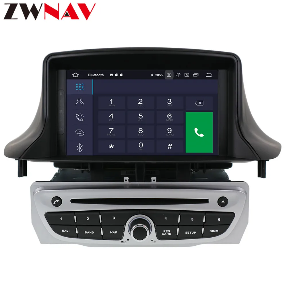 Clearance Quad core Android 9.1 Car Stereo DVD Player GPS Glonass Navigation for Renault Megane 3 Fluence Video Multimedia Radio head unit 5