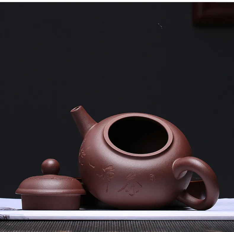 Chinese Yixing Clay Teapot Zisha Teapot Infuser Kung Fu Tea Set 210ml New Arrived Famous Handmade Pot High Quality With Gift Box
