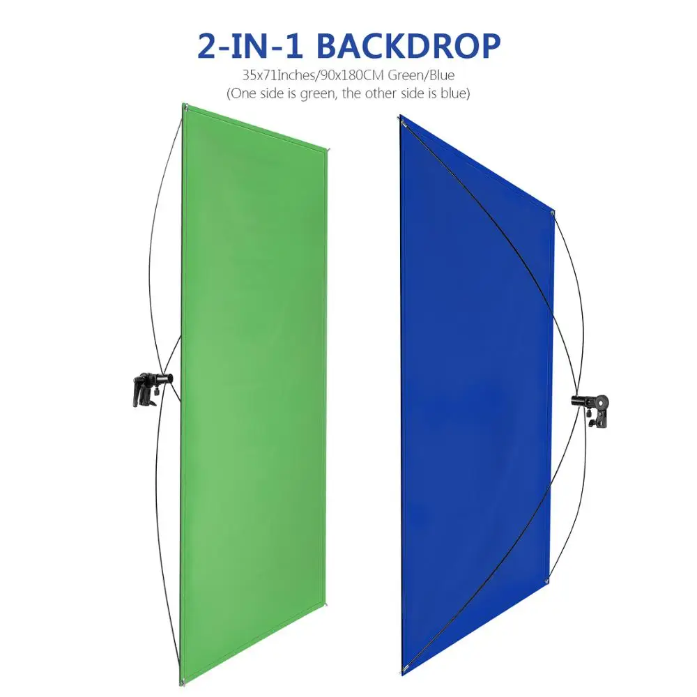 Neewer 35x7 0 дюймов/90x180 см Портативный 2 в 1 фон для фотографии с оформлением виде
