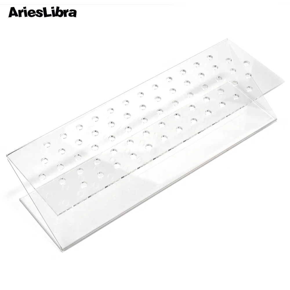 AriesLibra Пластик прозрачный дизайн ногтей накладные ногти Дисплей подставка лак
