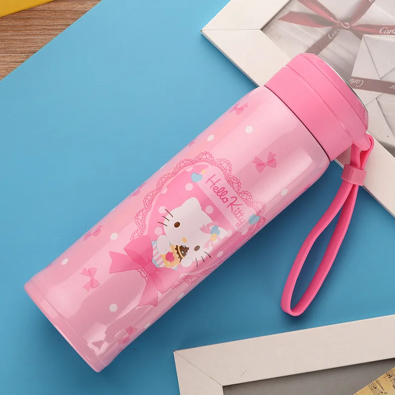 Hello kitty Изолированная чашка бизнес портативная чашка из нержавеющей стали с надписью настраиваемая сменная стеклянная креативная чайная чашка