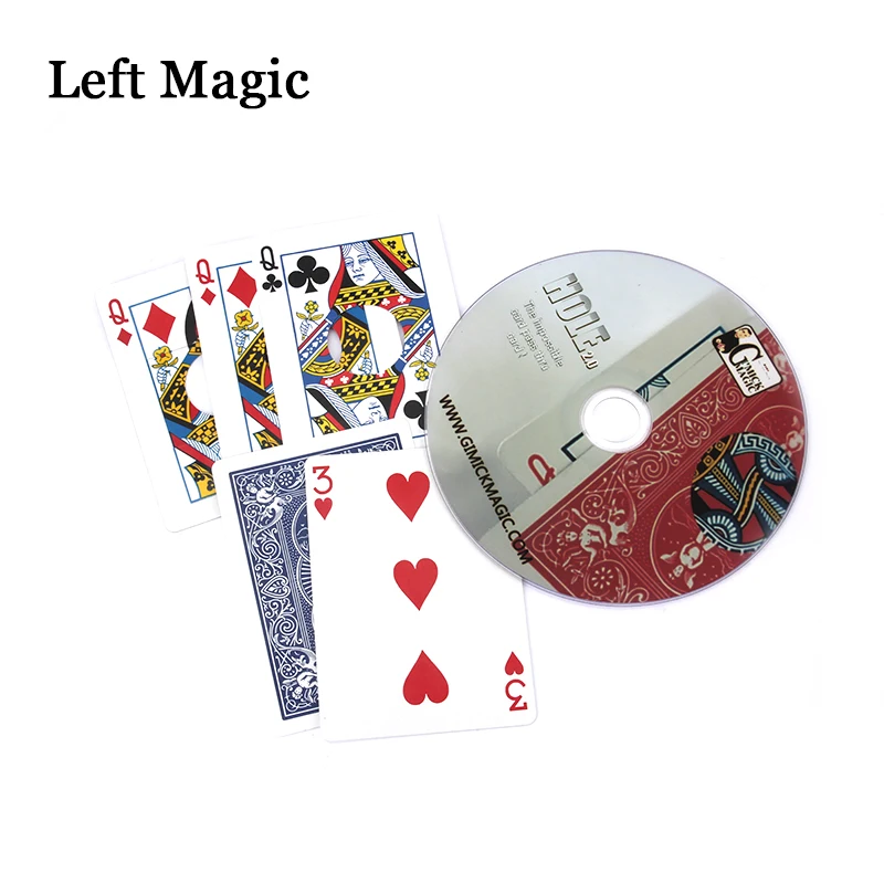 

HOLE 2.0 By Mickael Chatelain (Gimmicks+DVD) Magic Tricks Card Hole Move Close Up Magic Props Comedy Illusions Mentalism