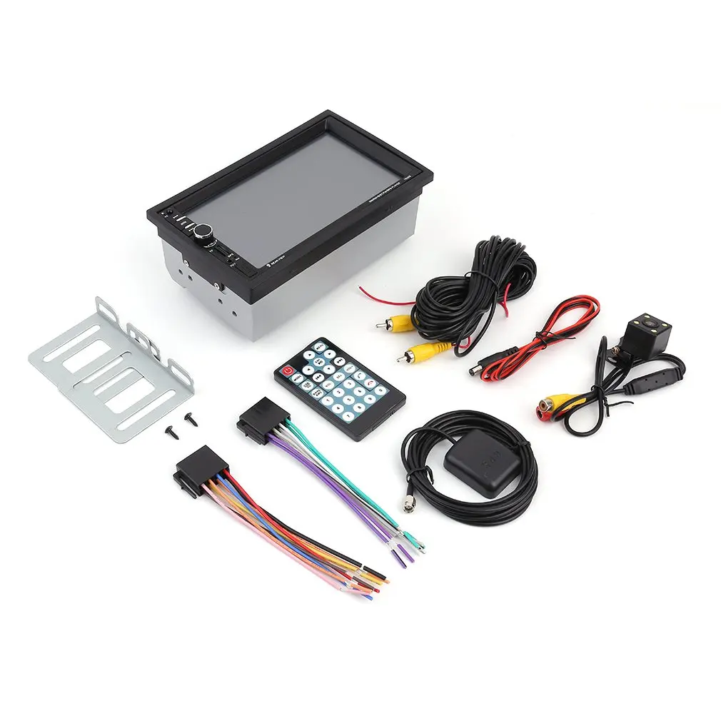

New Arrival 7020G Car Bluetooth Audio Stereo MP5 Player with Rearview Camera 7 inch Touch Screen GPS Navigation FM Function Hot