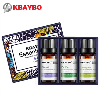 

Essential Oil for Diffuser,Water-soluble Oil for Aromatherapy Humidifier 3 Kinds Fragrance of Lavender, Tea Tree,Lemongrass