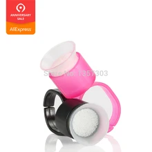 50/100 шт., тату, кольцевые чашки, инструменты, микроблейдинг, пигментный держатель, Перманентный макияж, одноразовые татуировки, чернила, чашки с губкой