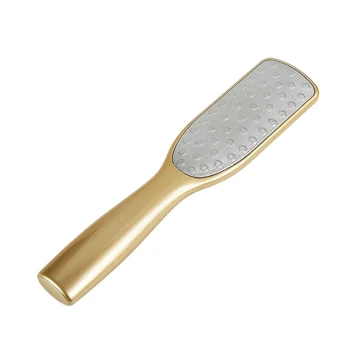 

Foot File Foot Rasp Callus Remover With Double Side Scrubs For Your Foot Care Pedicure At Home On Feet Without Pain-Golden Color