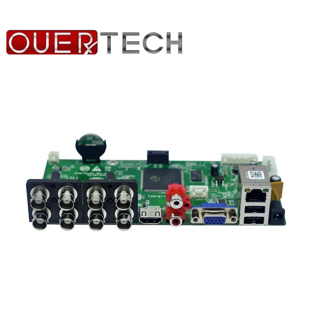OUERTECH AHD CVI TVI IP CVBS 5 в 1 8CH плата CCTV DVR supoort 1080N/960P/5MP ONVIF видеорегистратор материнская